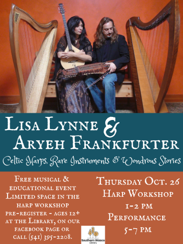 Hands on Harps Workshop @ 1:00pm today