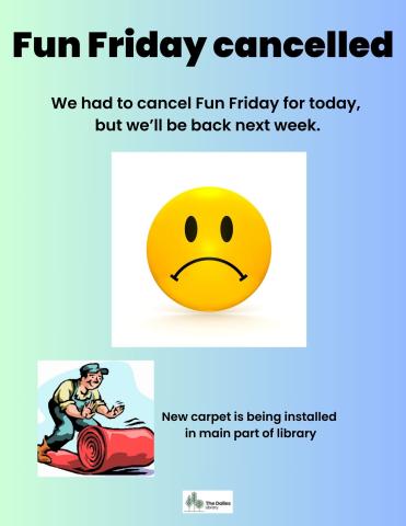 no Fun Friday today, but we'll be back next week!