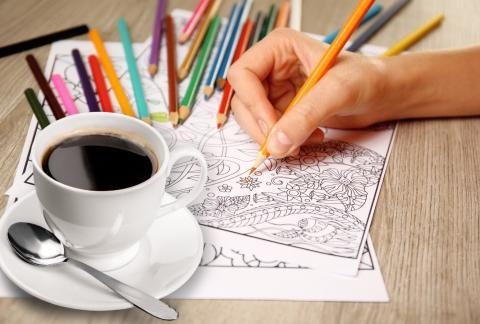 Coffee & Coloring image