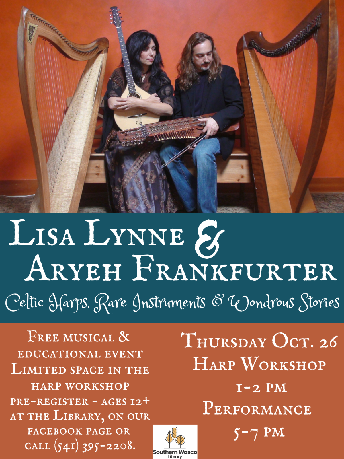 Lisa Lynn & Aryeh Frankfurter Celtic Harps, Rare Instruments & Wondrous Stories