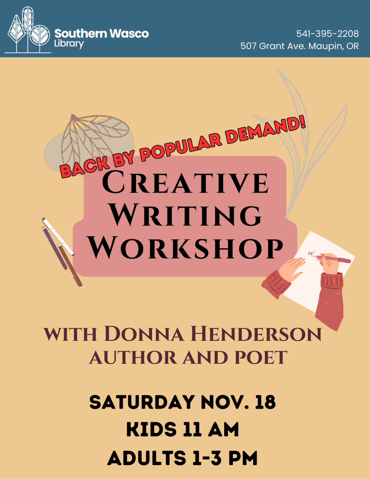 Adult Creative Writing Workshop