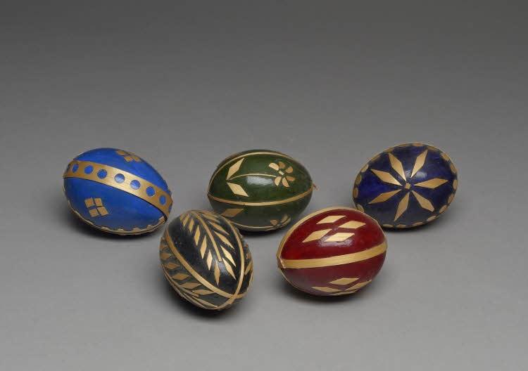 These are examples of what you might learn in the Egg Decorating workshop