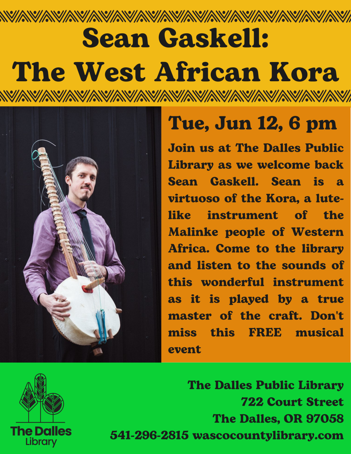 Sean Gaskell: West African Kora