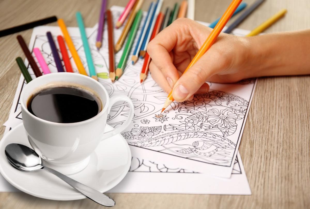 Coffee & Coloring image