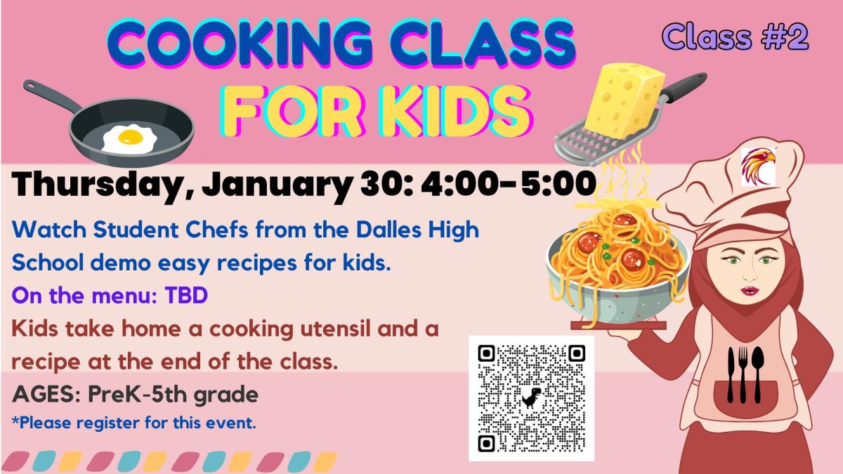 Kid-Friendly Cooking Class with TDHS